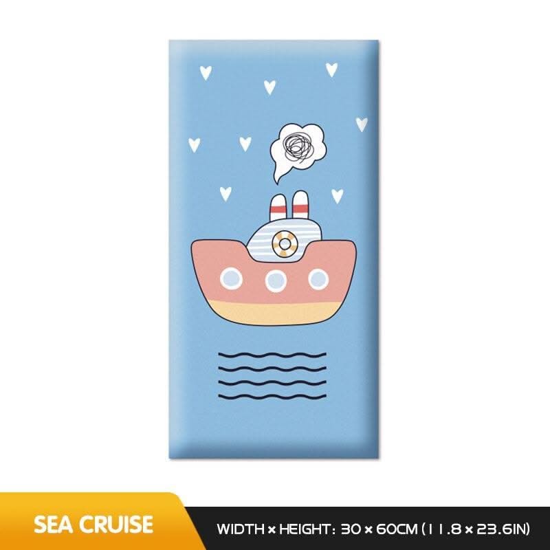 ChandeliersDecor.com-Padded Walls-Ocean Creatures Kids Wall Padded Safety Cushions