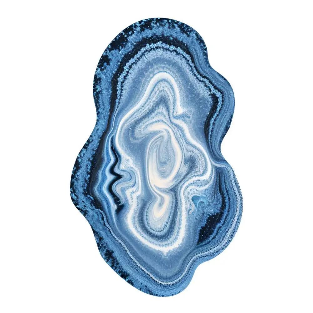 Ocean Wave Blue Lines Rug-ChandeliersDecor.com