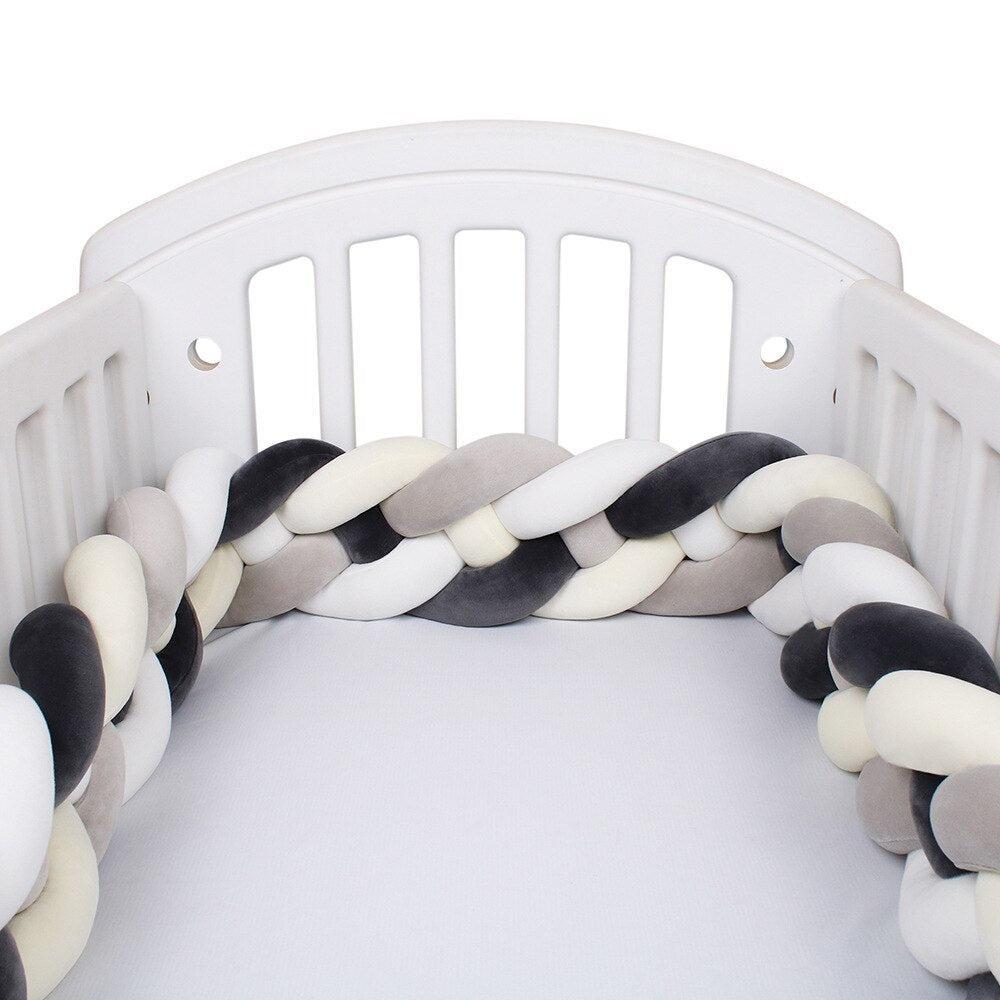 ChandeliersDecor.com-Crib Bumper-Organic Cotton Cot Bumper: Crib Bumper for Babies