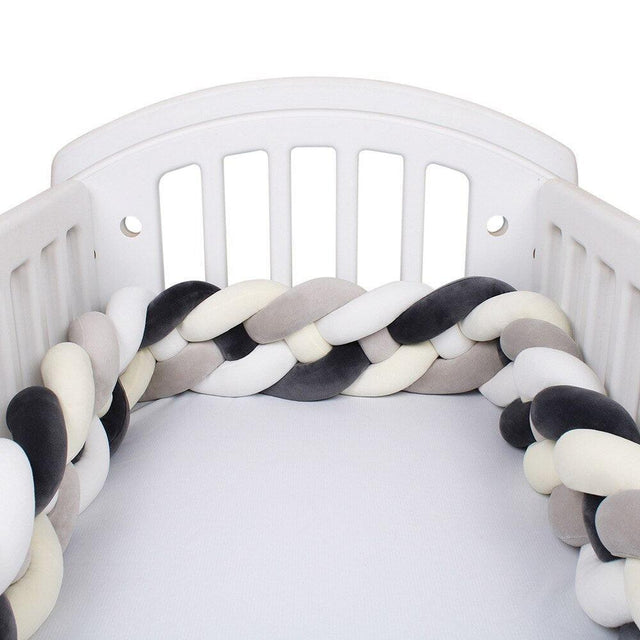 ChandeliersDecor.com-Crib Bumper-Organic Cotton Cot Bumper: Crib Bumper for Babies