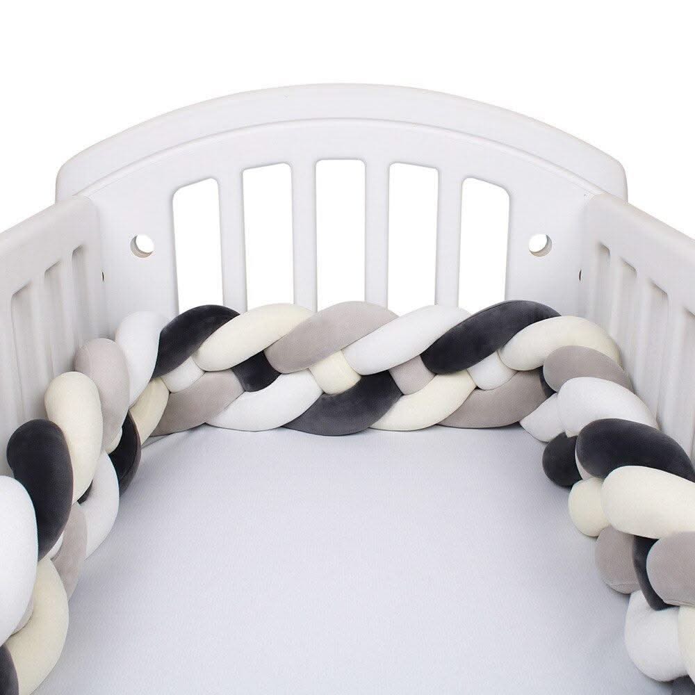 ChandeliersDecor.com-Crib Bumper-Organic Cotton Cot Bumper: Crib Bumper for Babies