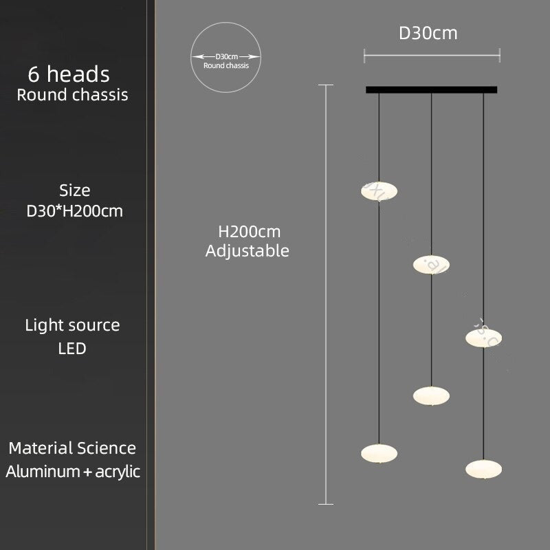 ChandeliersDecor.com-Staircase Chandelier-Oval Pendant Chandelier - Illuminate Your Space