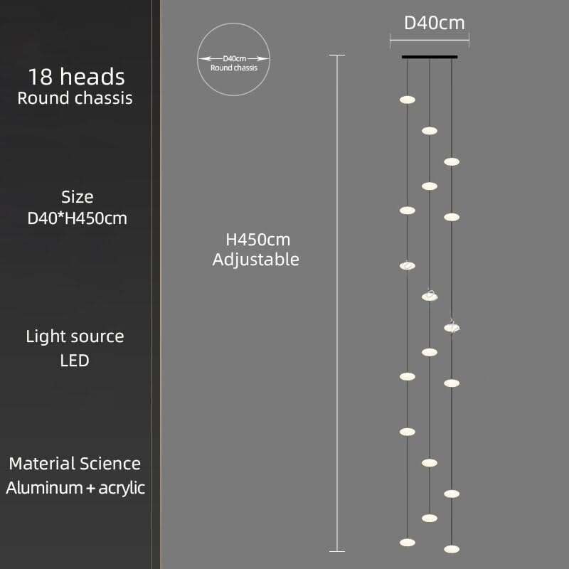 Oval Pendant Chandelier - Illuminate Your Space-ChandeliersDecor.com