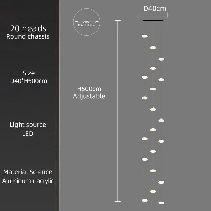 Oval Pendant Chandelier - Illuminate Your Space-ChandeliersDecor.com