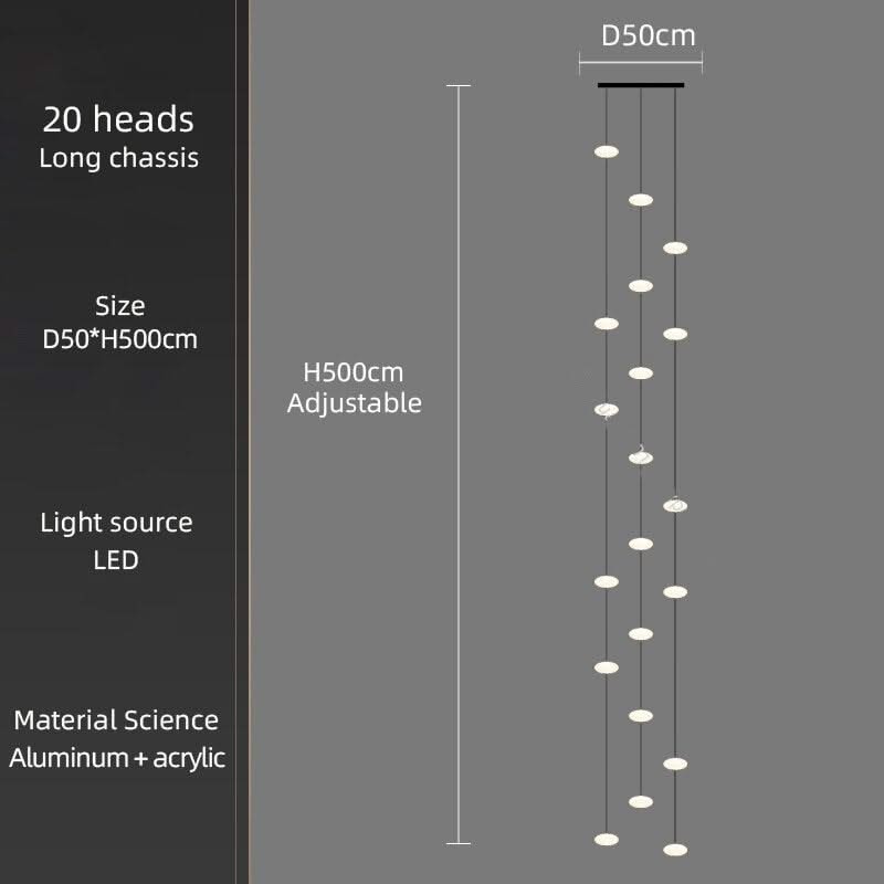 Oval Pendant Chandelier - Illuminate Your Space-ChandeliersDecor.com