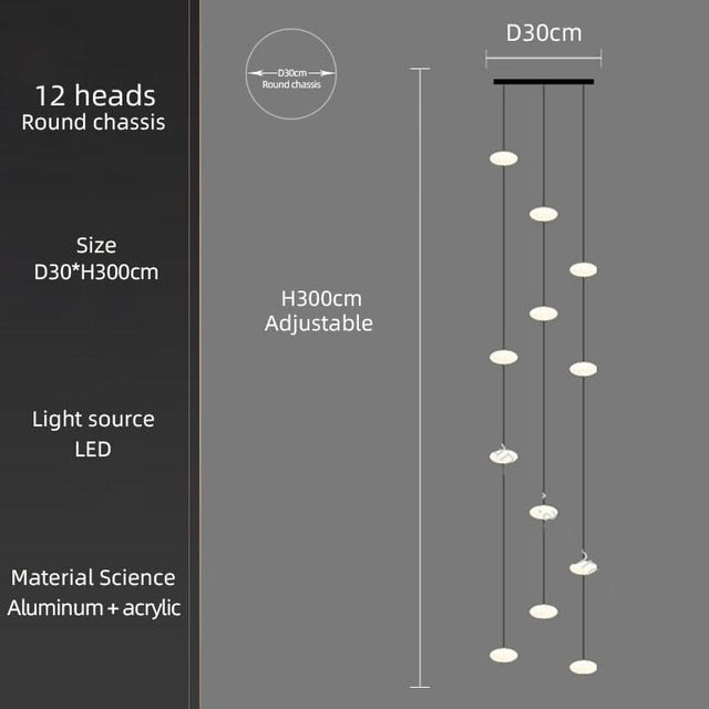 Oval Pendant Chandelier - Illuminate Your Space-ChandeliersDecor.com
