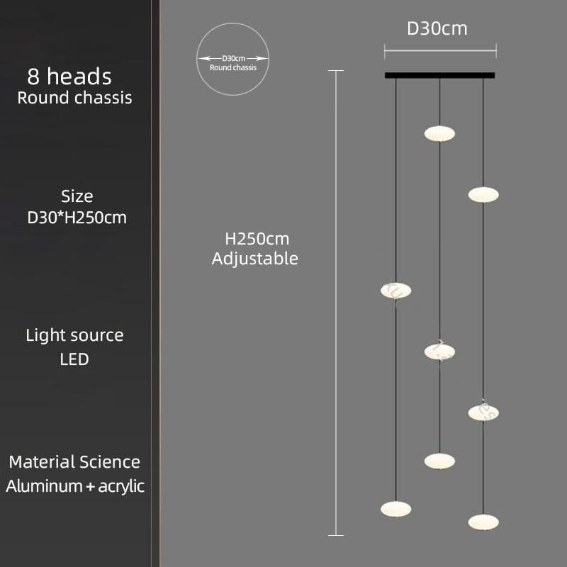 Oval Pendant Chandelier - Illuminate Your Space-ChandeliersDecor.com