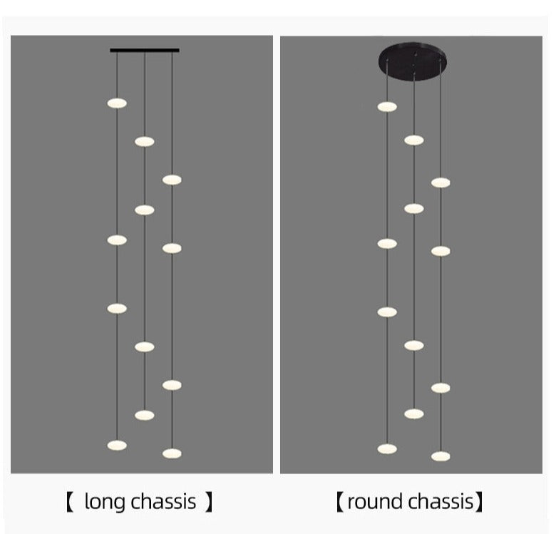 ChandeliersDecor.com-Staircase Chandelier-Oval Pendant Chandelier - Illuminate Your Space