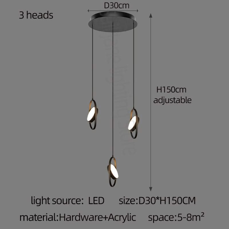 Oval Ring Pendant Chandelier - Exquisite Lighting Fixture-ChandeliersDecor.com