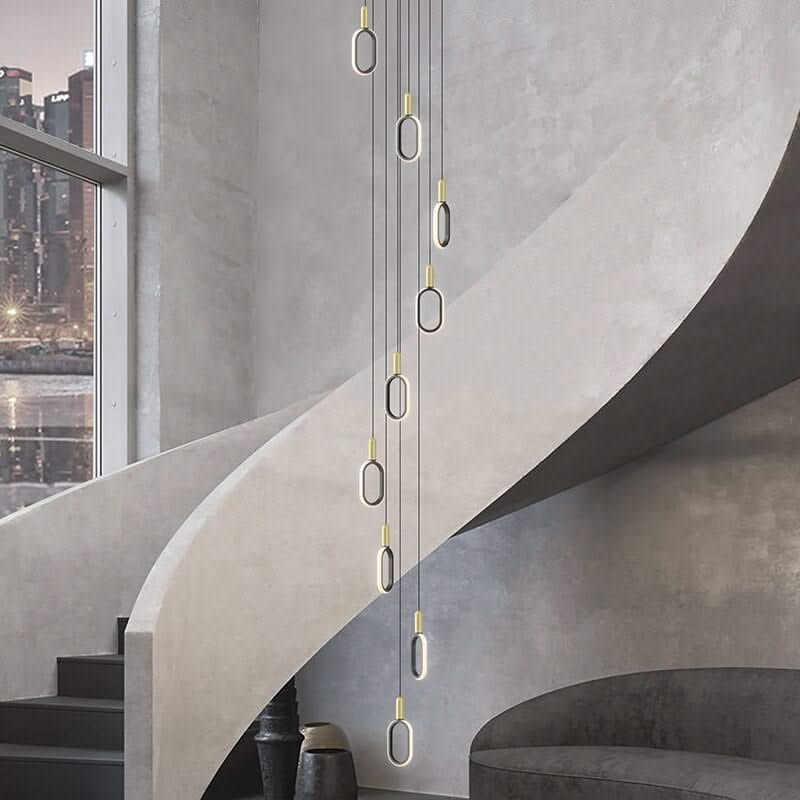 Oval Staircase Chandelier: Illuminate Your Stairs-ChandeliersDecor.com