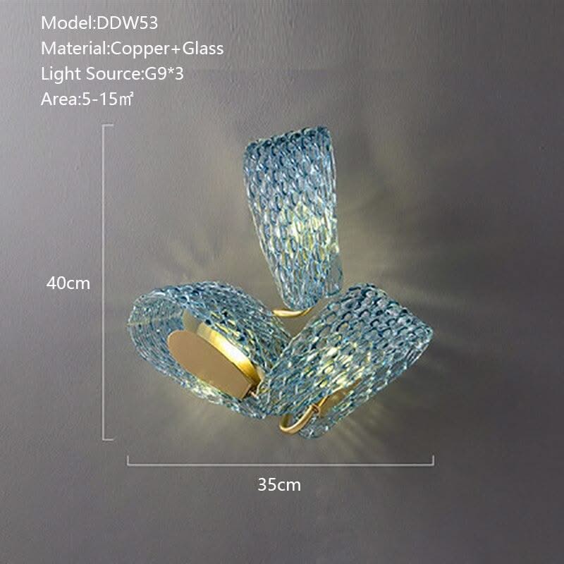 ChandeliersDecor.com-Chandeliers-Peacock Blue Glass Chandelier: Stunning Lighting Fixtures