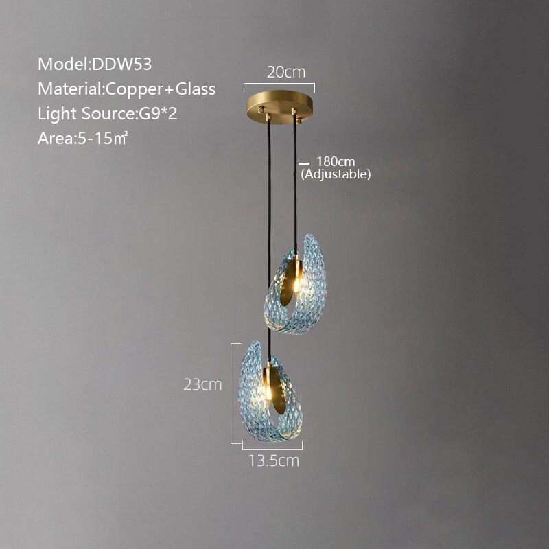 ChandeliersDecor.com-Chandeliers-Peacock Blue Glass Chandelier: Stunning Lighting Fixtures