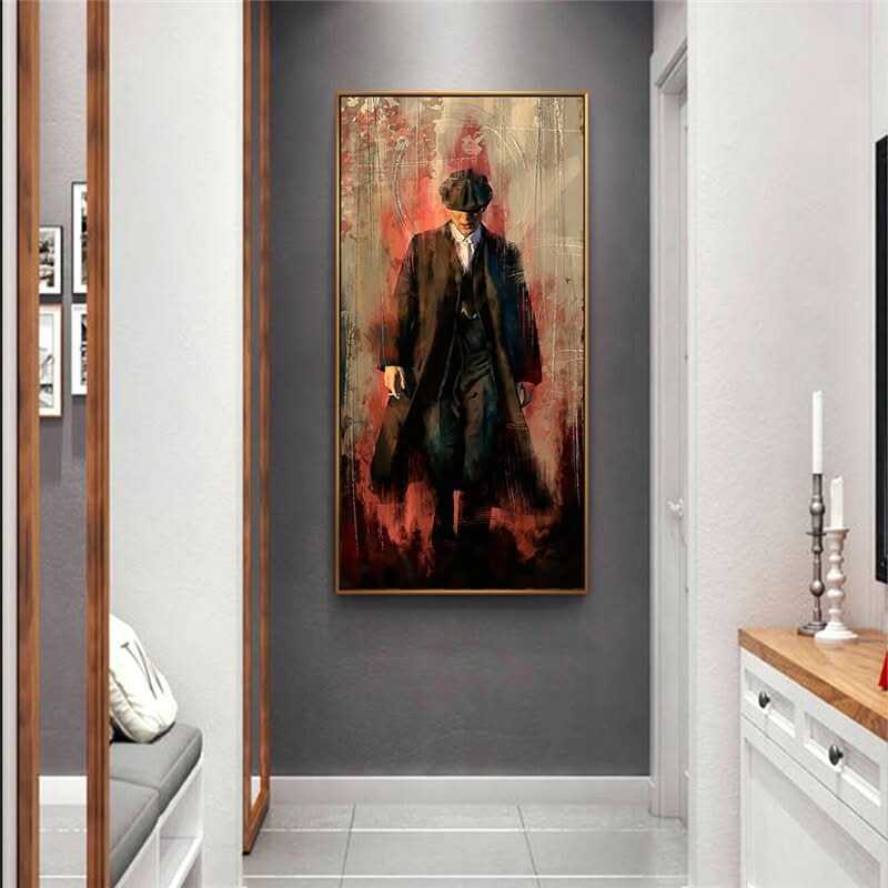 Peaky Blinders Drama Tommy Shelby Canvas Wall Art-ChandeliersDecor.com