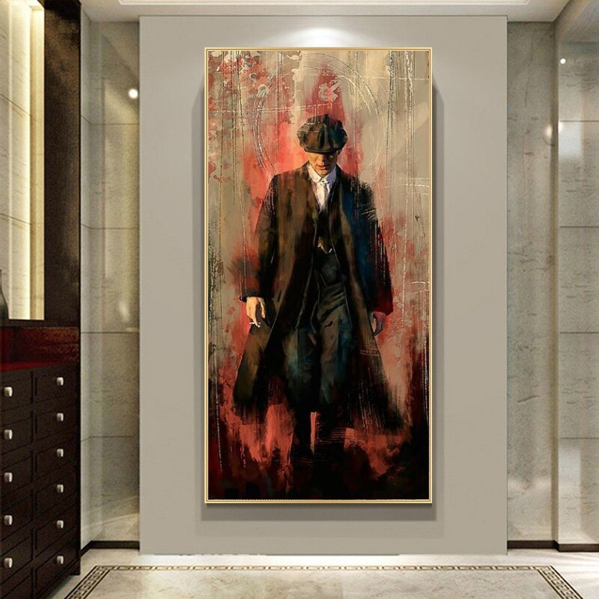 ChandeliersDecor.com-Wall Posters-Peaky Blinders Drama Tommy Shelby Canvas Wall Art