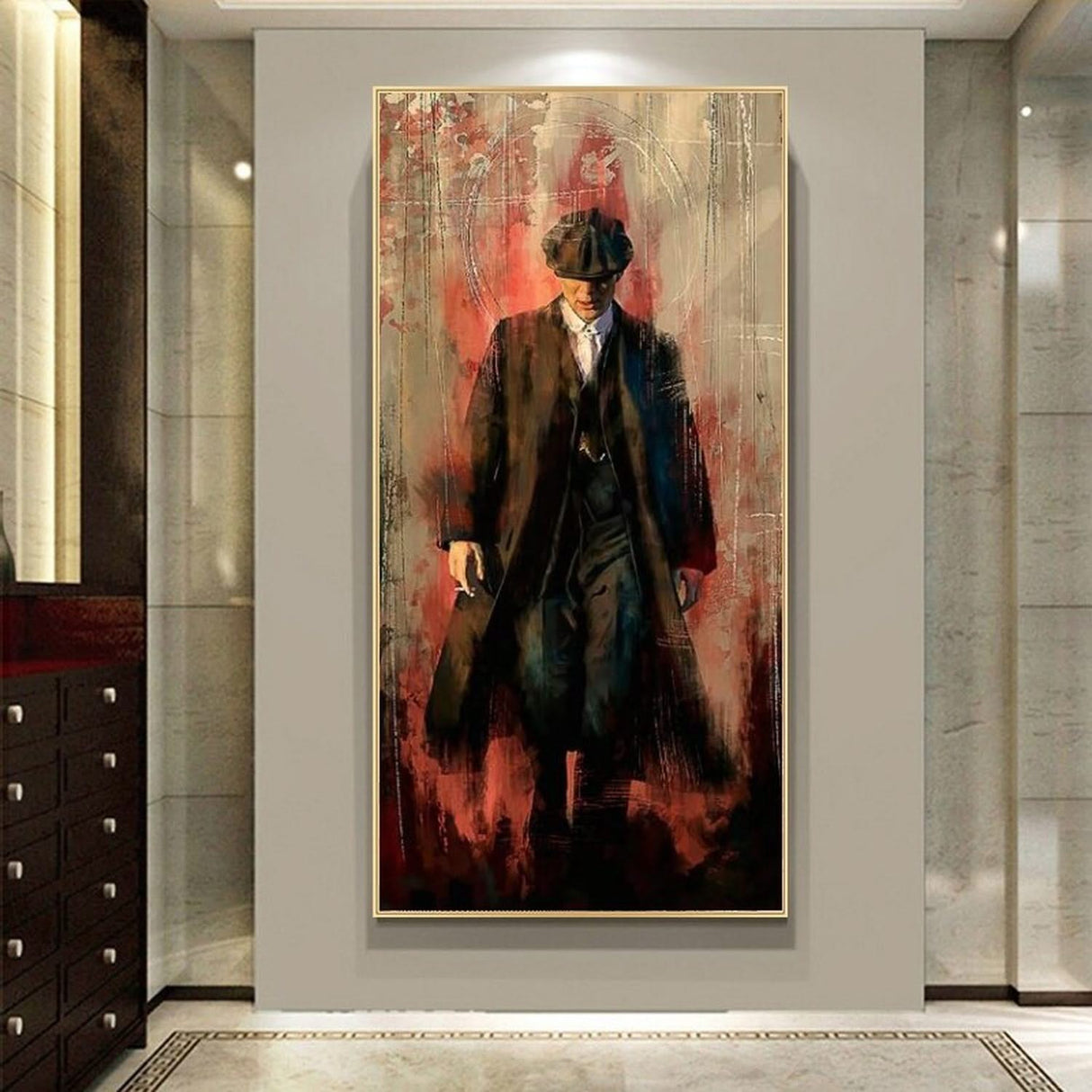 Peaky Blinders Drama Tommy Shelby Canvas Wall Art-ChandeliersDecor.com