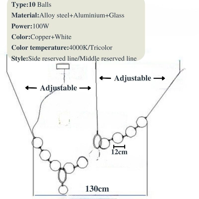 Pearl Globe Chandelier: Exquisite Lighting Fixture-ChandeliersDecor.com