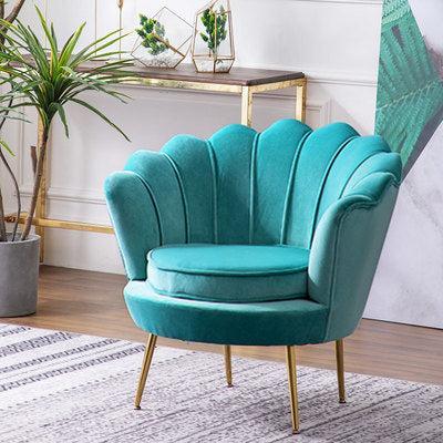 ChandeliersDecor.com-Furniture-Petal Shaped Sofa - Handcrafted and Elegant