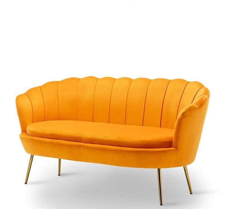 ChandeliersDecor.com-Furniture-Petal Shaped Sofa - Handcrafted and Elegant