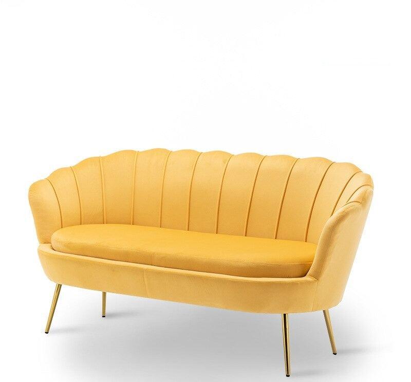 ChandeliersDecor.com-Furniture-Petal Shaped Sofa - Handcrafted and Elegant