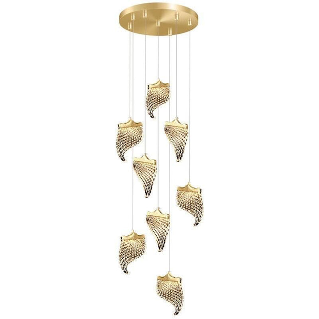 ChandeliersDecor.com-Staircase Chandelier-Petals Crystal Staircase Chandelier – Illuminate Your Space