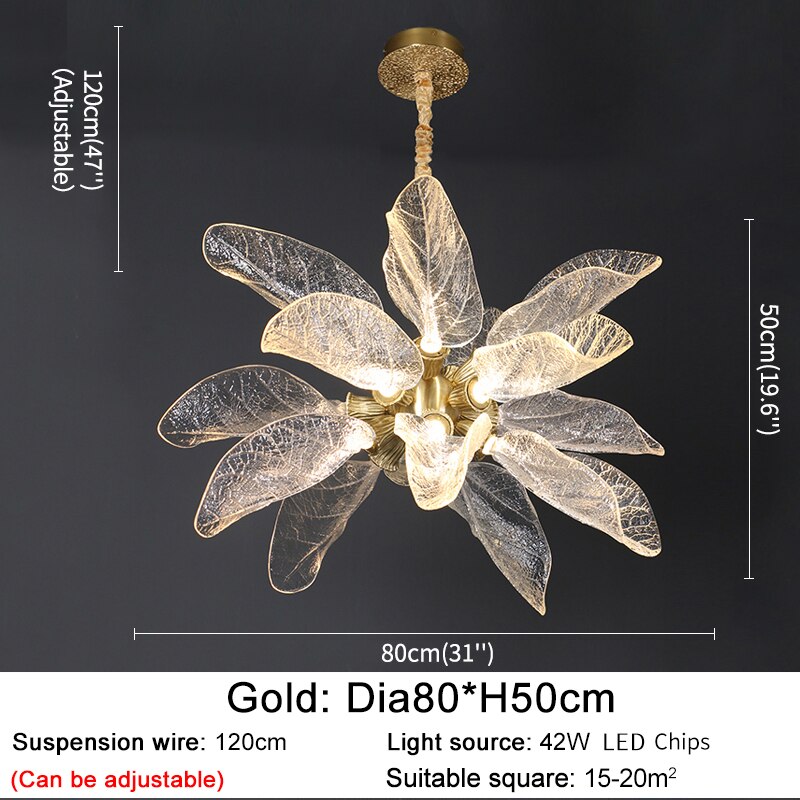 ChandeliersDecor.com-Chandeliers-Petals Nest Crystal Chandelier: Stunning Home Lighting