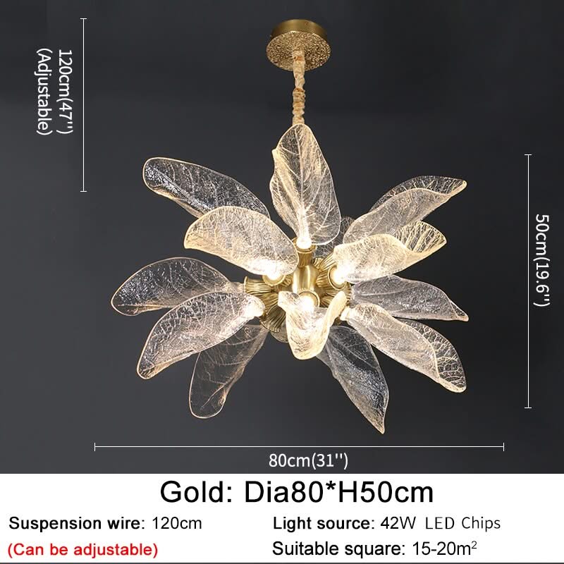 ChandeliersDecor.com-Chandeliers-Petals Nest Crystal Chandelier: Stunning Home Lighting