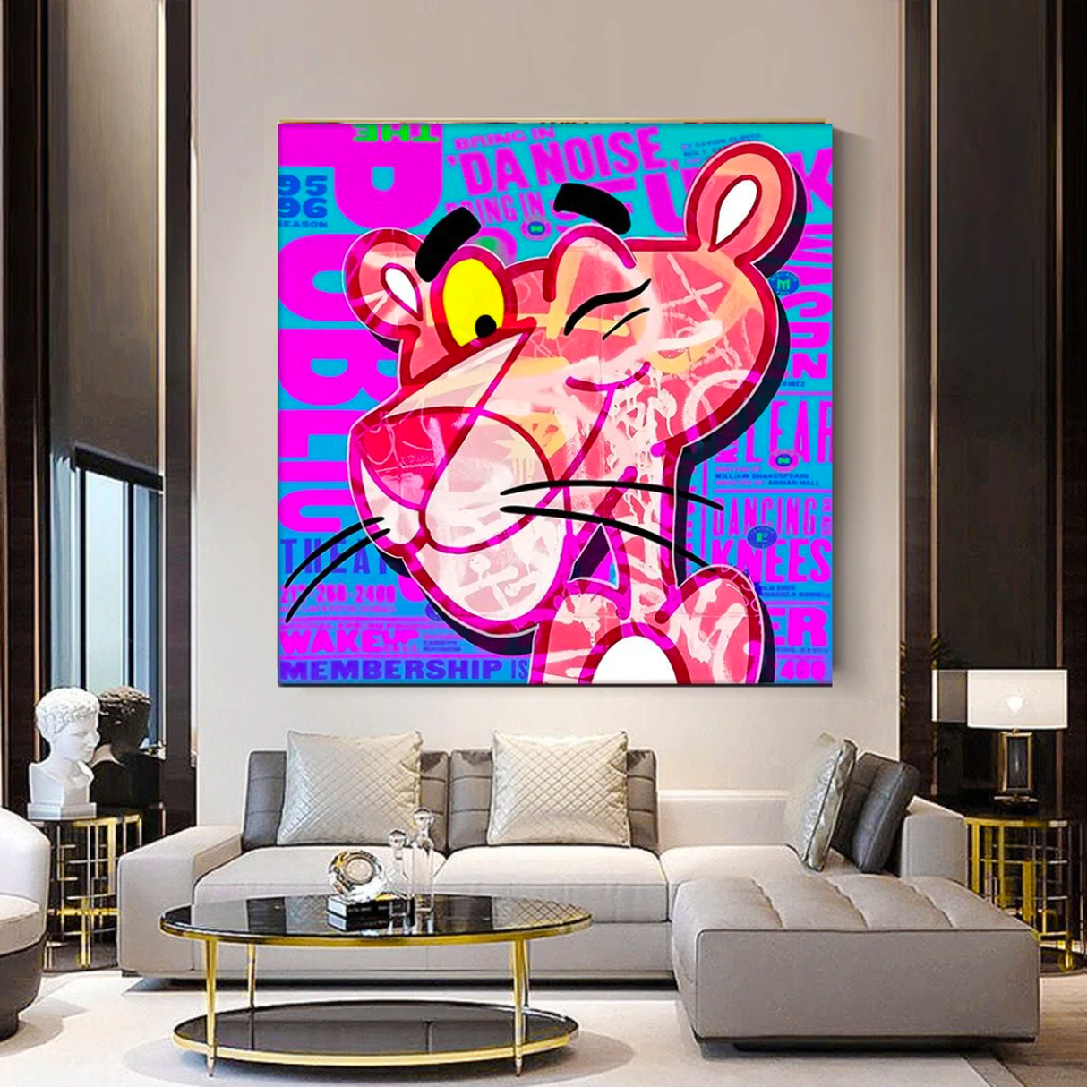Pink Panther Poster Art - Explore the Classic Character-ChandeliersDecor.com