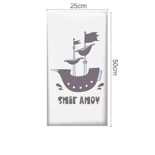 ChandeliersDecor.com-Padded Walls-Pirate Adventure Kids Wall Padded Safety Cushions