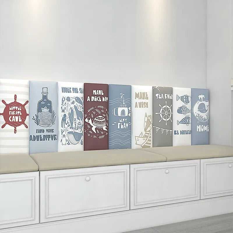 ChandeliersDecor.com-Padded Walls-Pirate Adventure Kids Wall Padded Safety Cushions