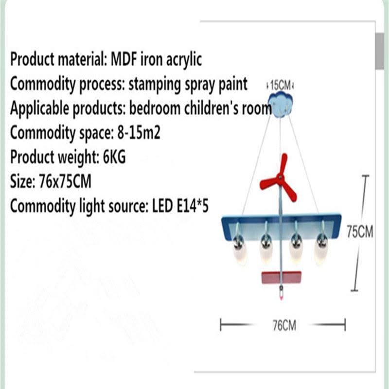 ChandeliersDecor.com-Kids Room Nursery Lighting-Plane Ceiling Light: Stylish and Modern Lighting Solution