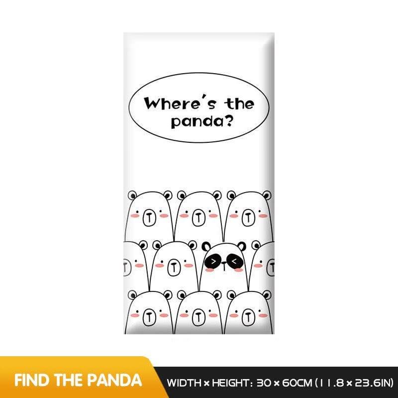 ChandeliersDecor.com-Padded Walls-Playful Jungle Pandas Kids Wall Padded Safety Cushions