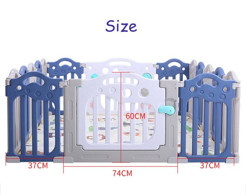 ChandeliersDecor.com-Playpen and Ball Pits-Playpen Fence for Kids | Baby Soft Play Fence Area