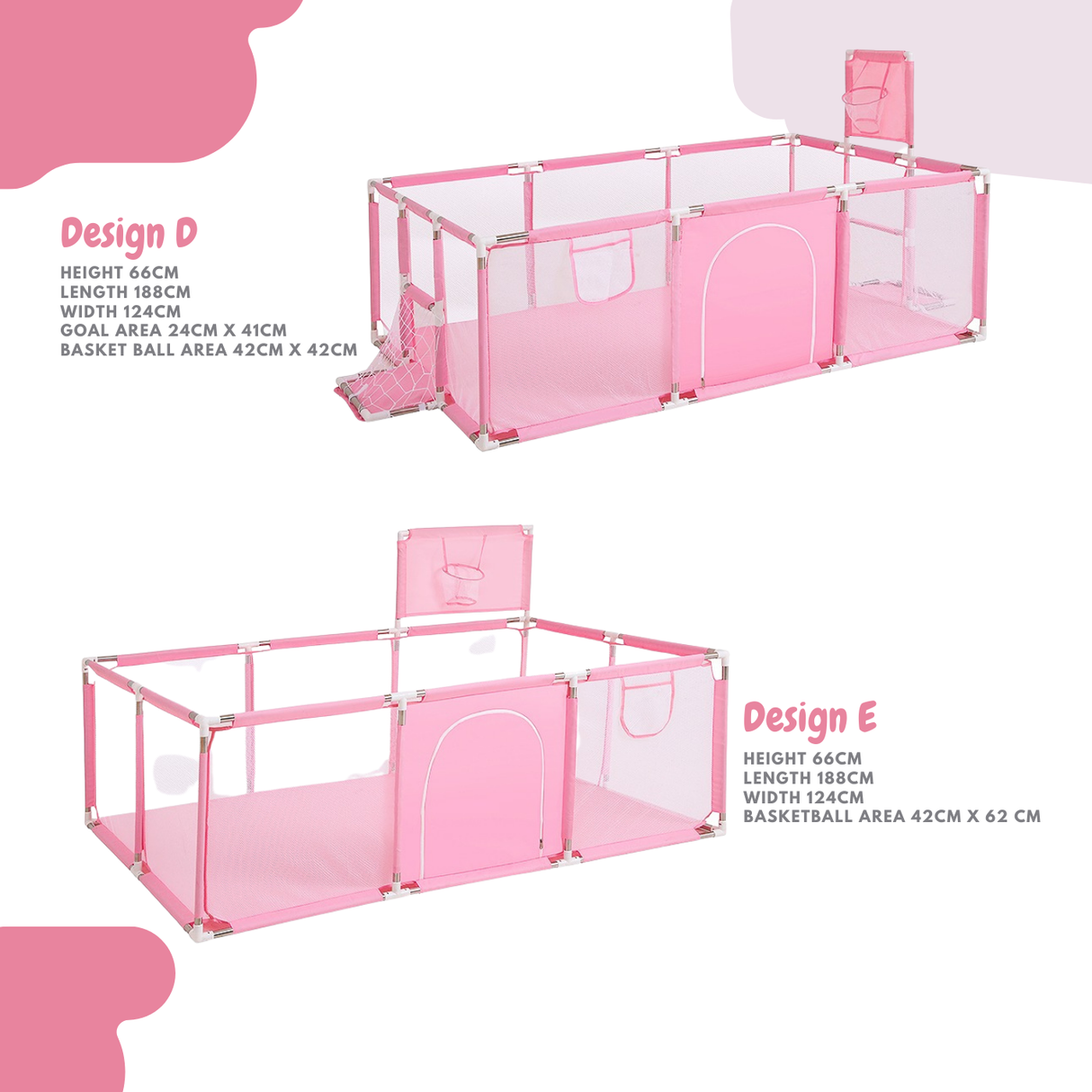 ChandeliersDecor.com-Playpen and Ball Pits-Playpen for Kids Babies | Baby Playground | Indoor Baby Safety Fence