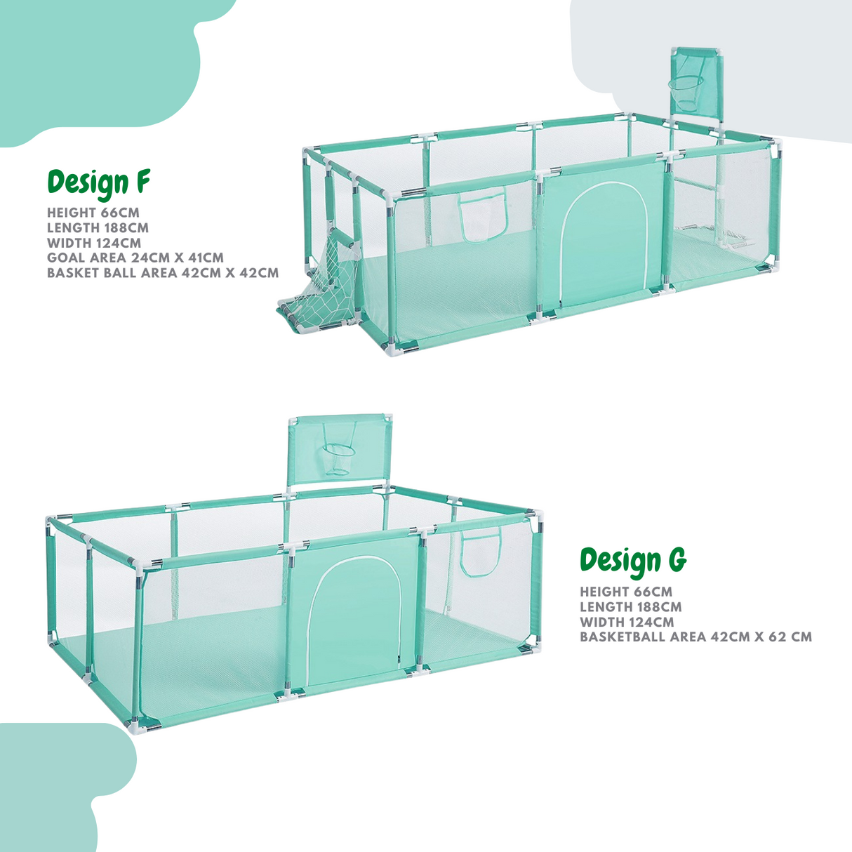 ChandeliersDecor.com-Playpen and Ball Pits-Playpen for Kids Babies | Baby Playground | Indoor Baby Safety Fence