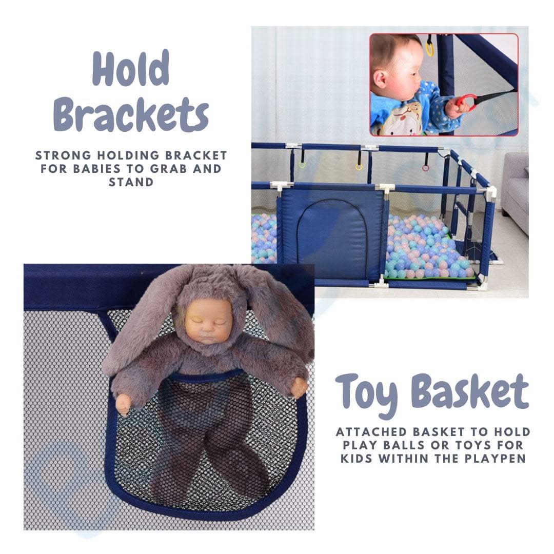ChandeliersDecor.com-Playpen and Ball Pits-Playpen for Kids Babies | Baby Playground | Indoor Baby Safety Fence