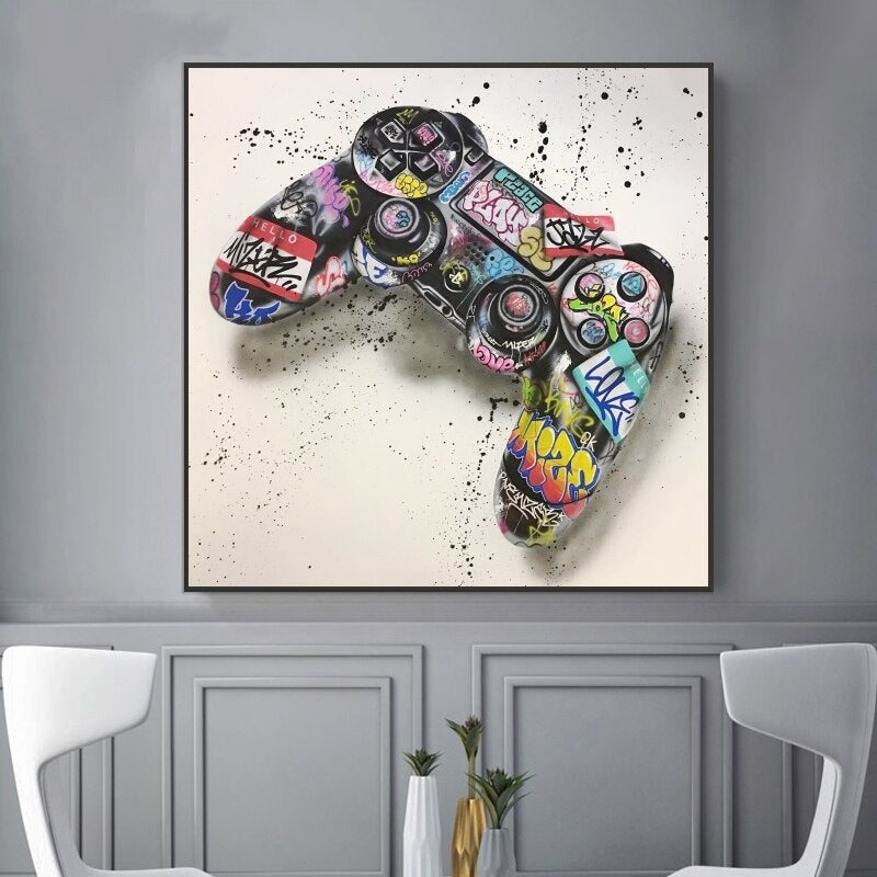 ChandeliersDecor.com-Wall Posters-Playstation Controller Poster – Officially Licensed Artwork