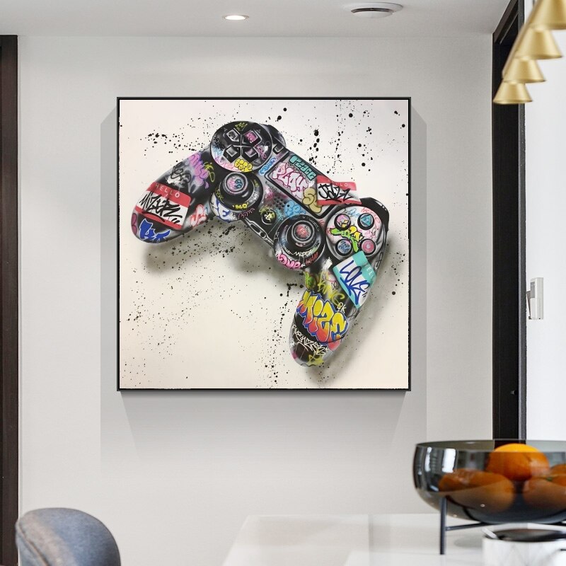 ChandeliersDecor.com-Wall Posters-Playstation Controller Poster – Officially Licensed Artwork