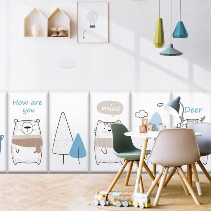 ChandeliersDecor.com-Padded Walls-Polar Bear Cubbies Kids Wall Padded Safety Cushions