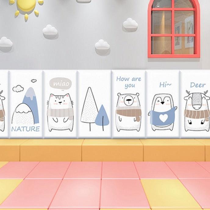 ChandeliersDecor.com-Padded Walls-Polar Bear Cubbies Kids Wall Padded Safety Cushions