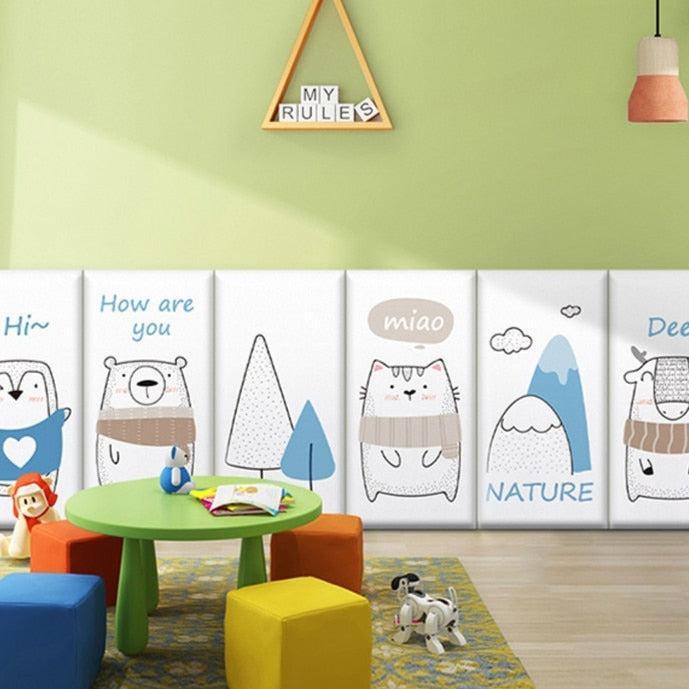 ChandeliersDecor.com-Padded Walls-Polar Bear Cubbies Kids Wall Padded Safety Cushions