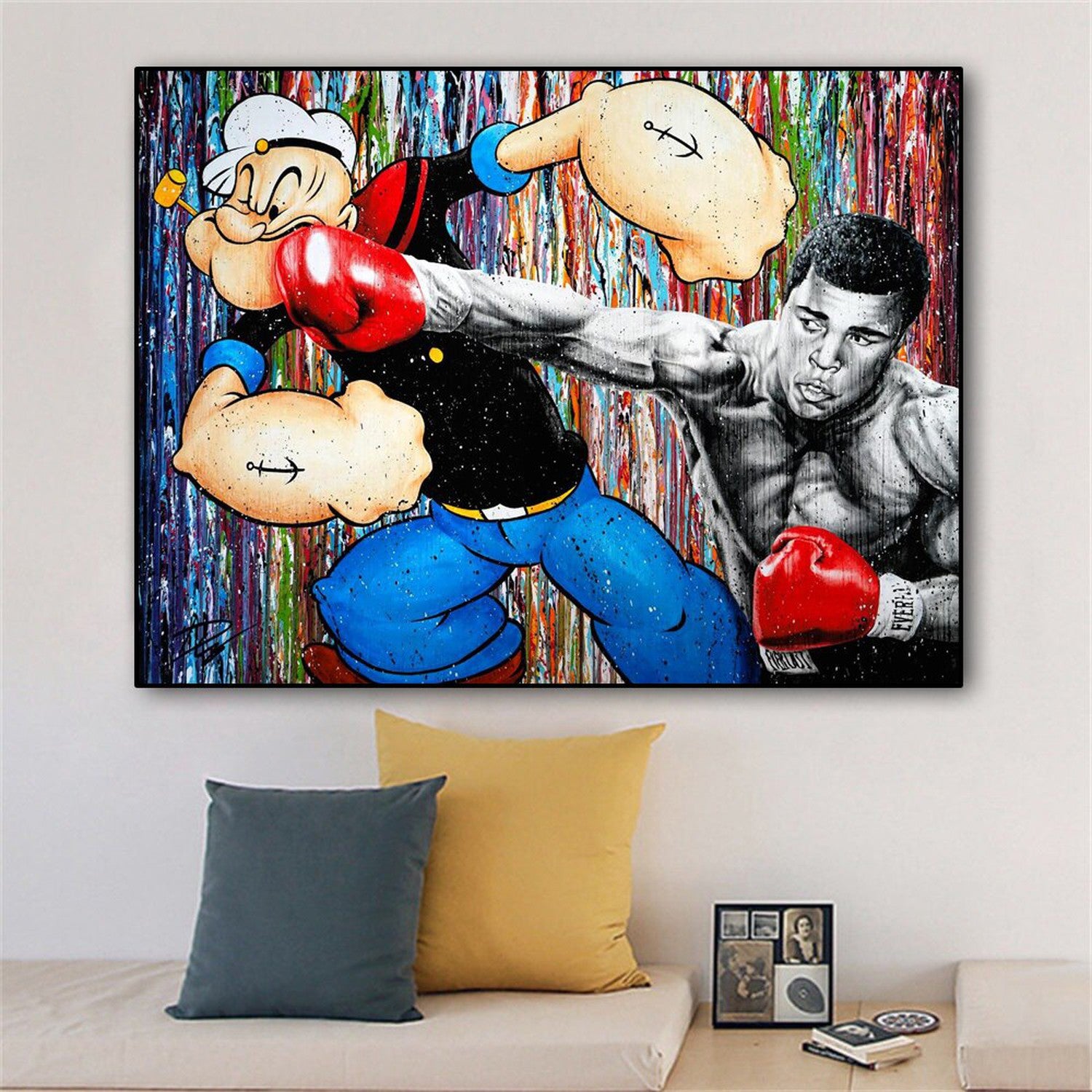 ChandeliersDecor.com-Wall Posters-Popeye Picture Canvas Wall Art