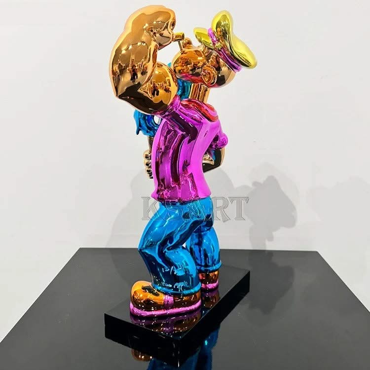 Popoye Electroplated Statue Ornament-ChandeliersDecor.com