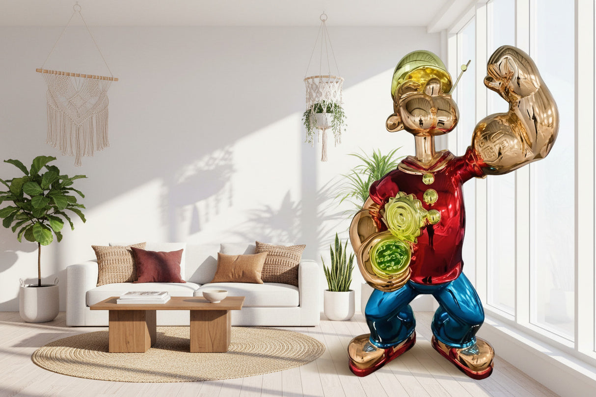 Popoye The Sailor Man Fiber Glass Statue 5ft-ChandeliersDecor.com