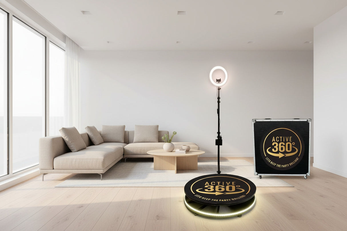 ChandeliersDecor.com-Floor Lamp-Portable 360 Photo Booth Automatic For Video Events