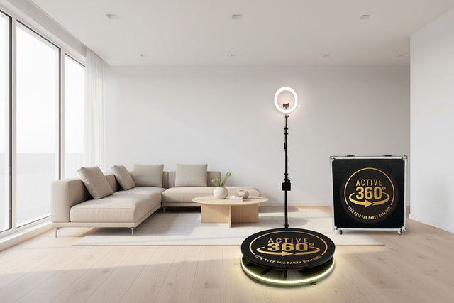ChandeliersDecor.com-Floor Lamp-Portable 360 Photo Booth Automatic For Video Events
