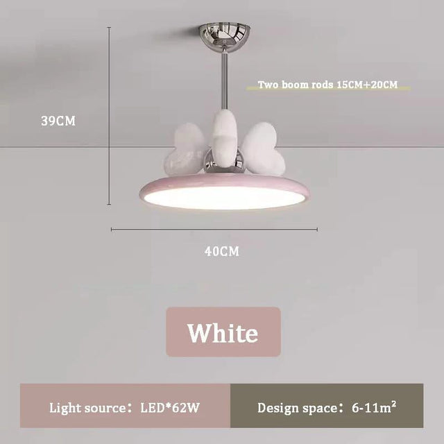 Princess Room Girl Bedroom Bow Chandelier Light - Whimsical Elegance at Her Command-ChandeliersDecor.com