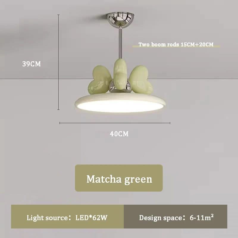 ChandeliersDecor.com-Kids Room Nursery Lighting-Princess Room Girl Bedroom Bow Chandelier Light - Whimsical Elegance at Her Command