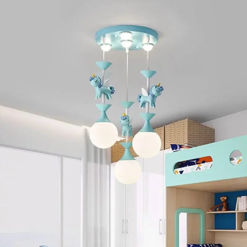 ChandeliersDecor.com-Kids Room Nursery Lighting-Princess Room Merry Go Round Ceiling Light