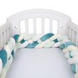 ChandeliersDecor.com-Crib Bumper-Quilted Cot Bumper: Crib Bumper for Extra Comfort