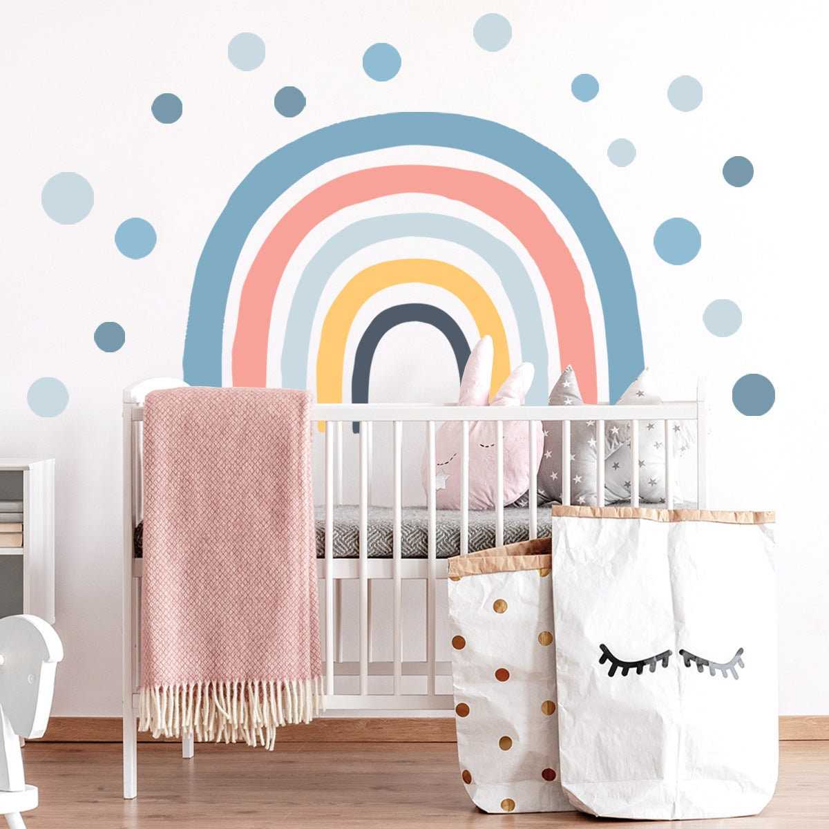 ChandeliersDecor.com-Rainbow Wall Stickers | Big Rainbow Wall Decal | Large Rainbow Wall Sticker